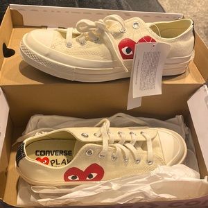 Selling comme de garcon converse. Brand new never worn.